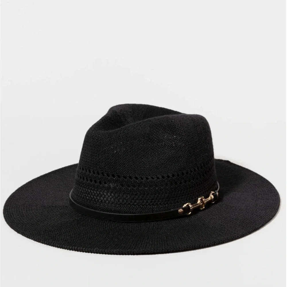 Francesca's Collections Black Hat NWT